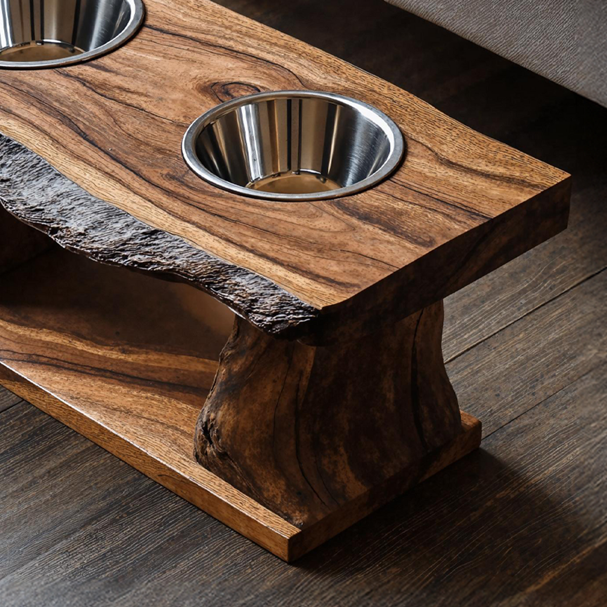 Farmhouse Dog Feeding Stand Kitchen Decor - view 4