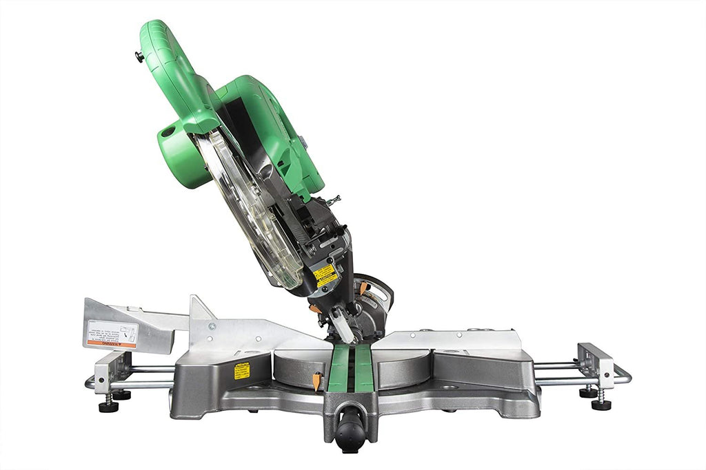 Metabo HPT 10-Inch Sliding Dual Compound Miter Saw, 12 Amp, Double Bevel - C10FSHS