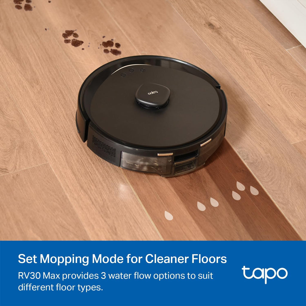 Tapo LiDAR Robot Vacuum And Mop With Self-Emptying Dock, 5300Pa - RV30 Max Plus