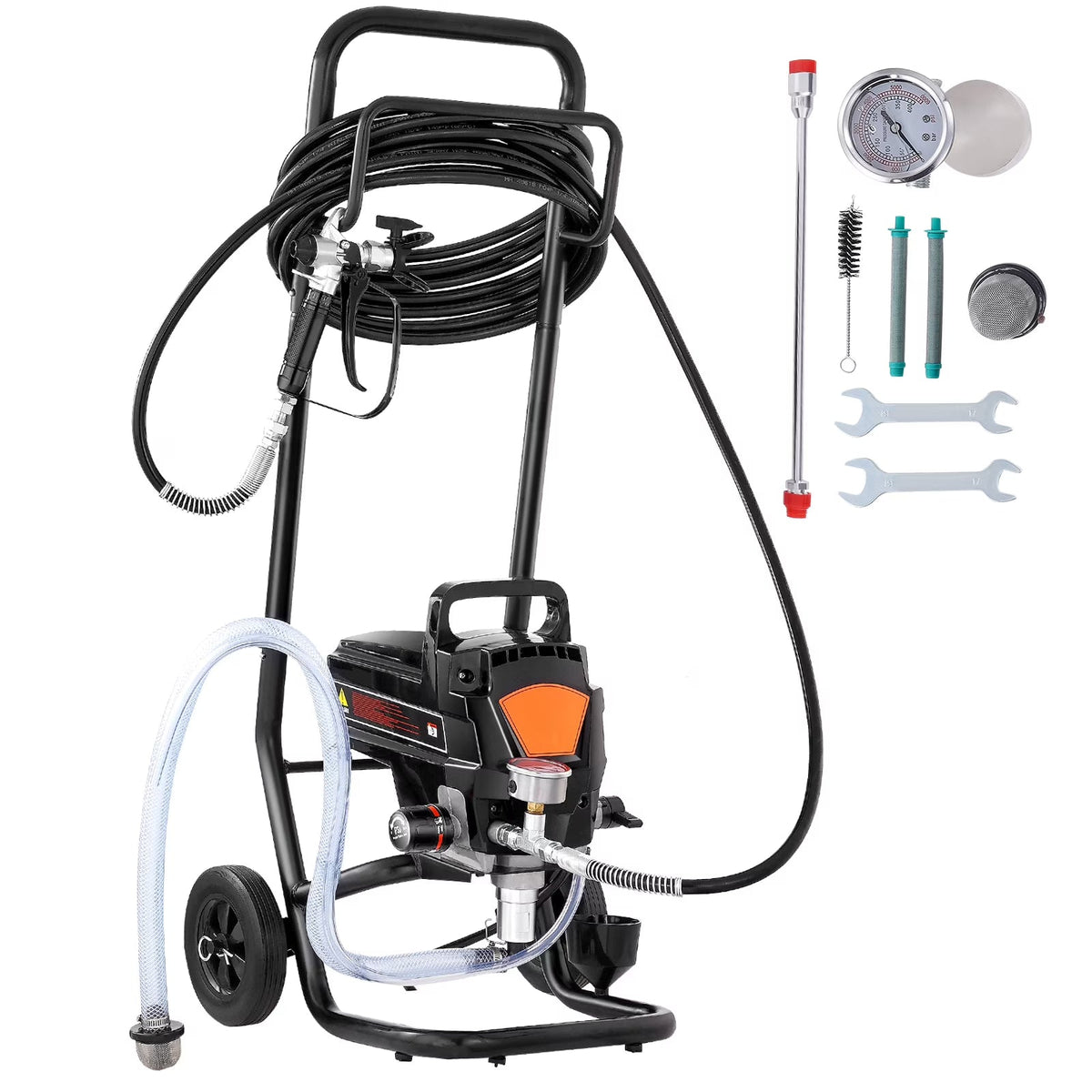 KFFKFF Stand Airless Paint Sprayer 950W 3000PSI With Cart - RP8628 plus