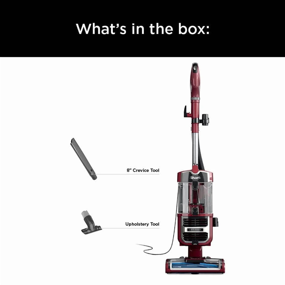 Shark Navigator Lift-Away Pet Upright Vacuum With HEPA Filter And PowerFins Brushroll - ZU660
