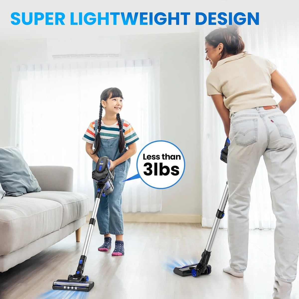 INSE 6-in-1 Cordless Stick Vacuum - V770