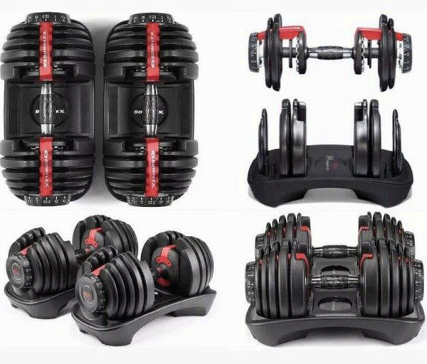 Bowflex SelectTech 552 Adjustable Dumbbells, 5-52.5 lb Pair - 552
