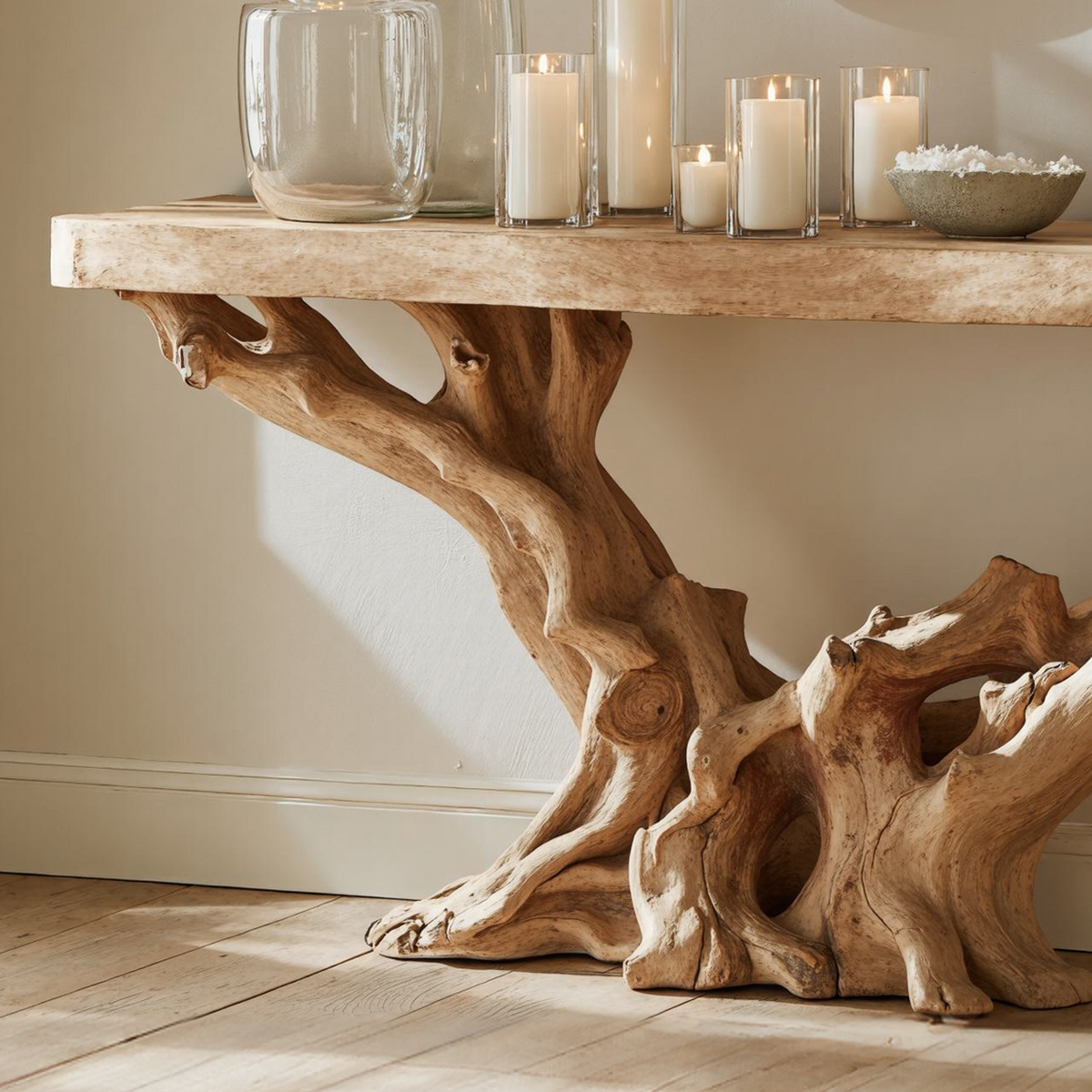 Farmhouse Console Table Home Decor - view 2