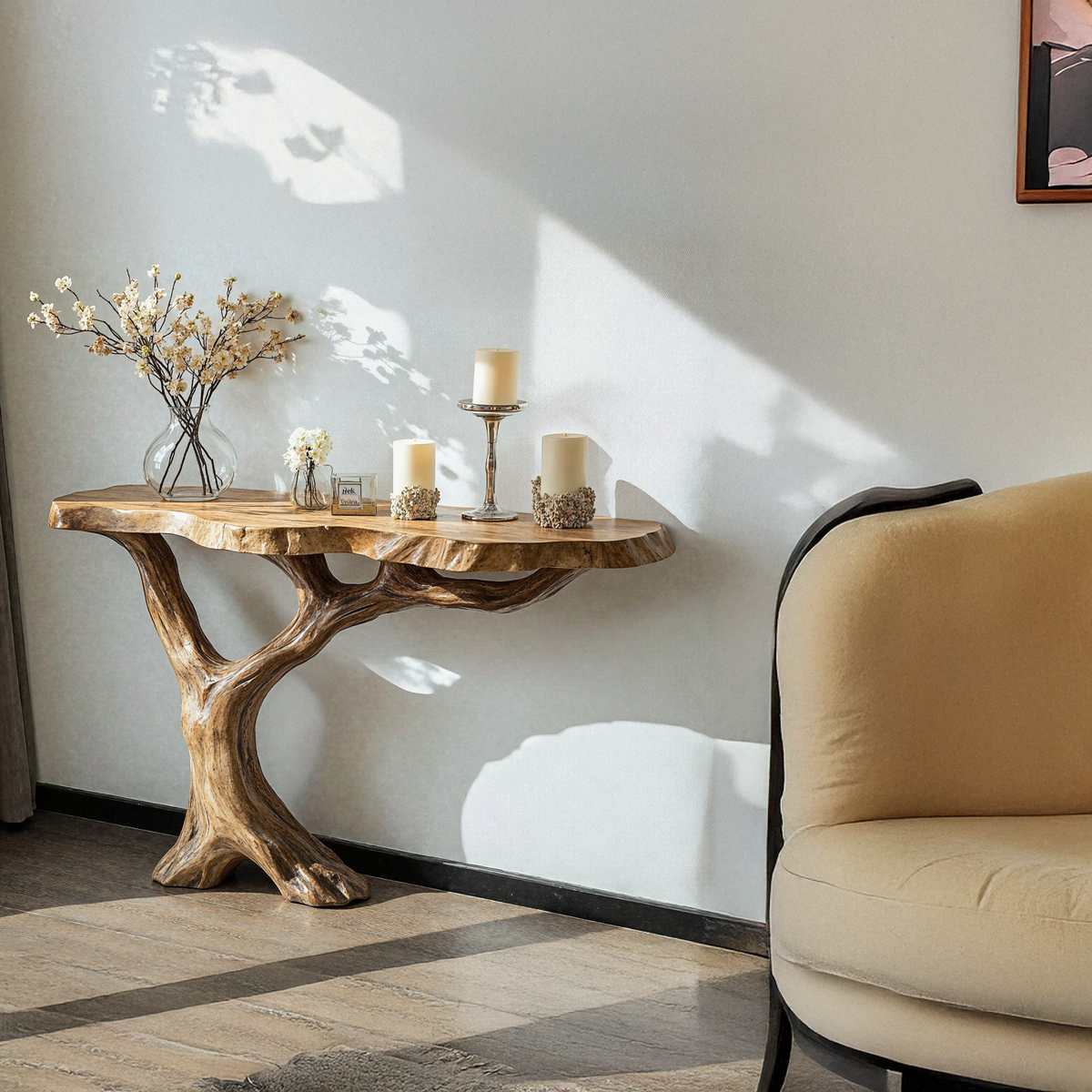 Farmhouse Console Table For Cozy Hallway Decor - view 2