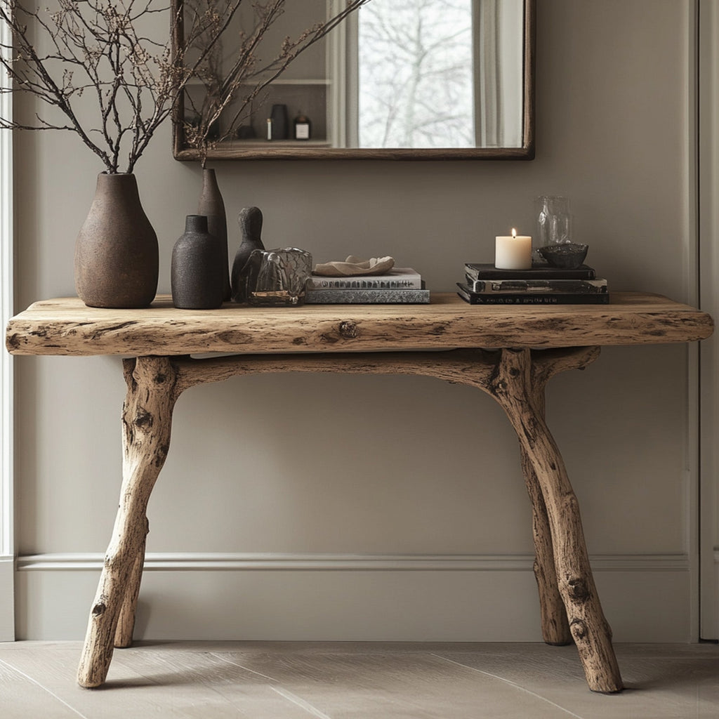 Curve Console Table Handcraft - view 2