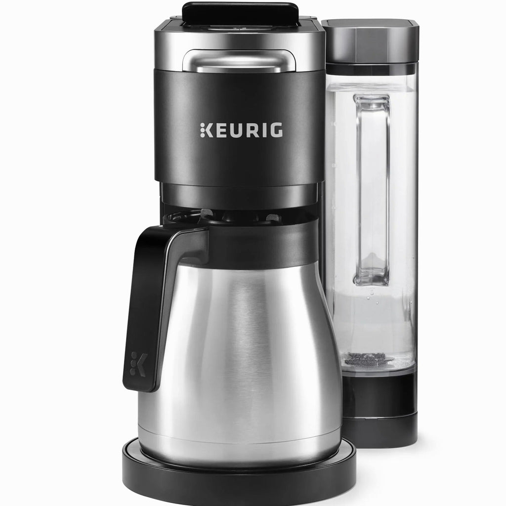 Keurig Single Serve & Carafe Coffee Maker, 60 oz Water Reservoir, 12-Cup Thermal Carafe - K-Duo Plus