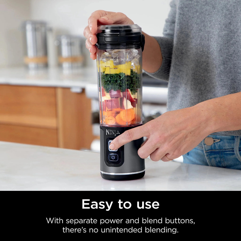Ninja Blast Portable Personal Blender, Cordless, 18 oz, Metallic Purple - BC151PL