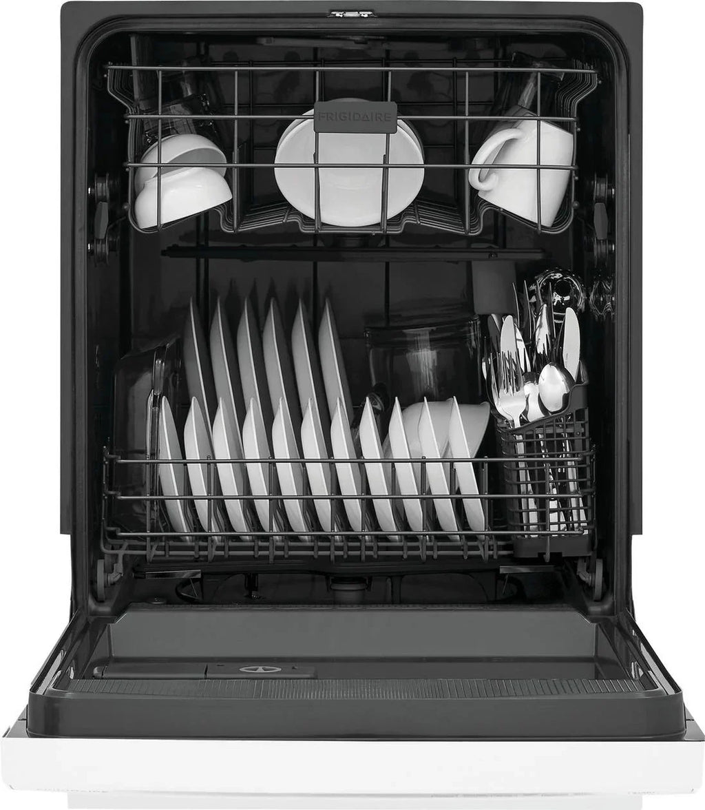 FRIGIDAIRE Built-In Dishwasher, 24 in, White - FDPC4314AW