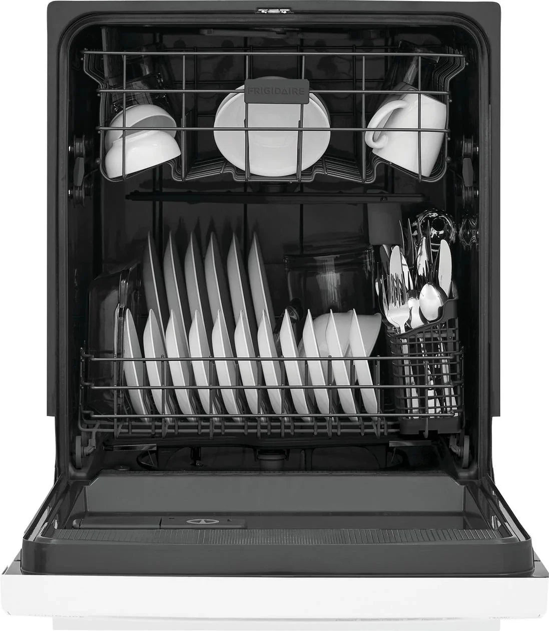 FRIGIDAIRE Built-In Dishwasher, 24 in, White - FDPC4314AW