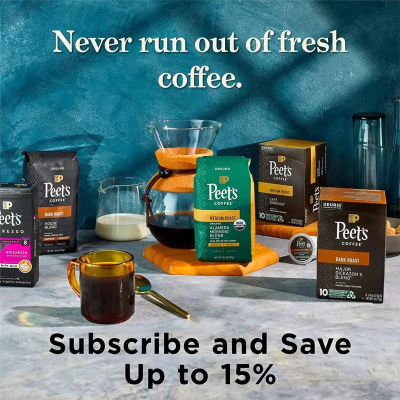 Peet's Coffee Decaf Especial Medium Roast K-Cup Pods, 60 Count - 511877