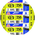 250 ft 12/2 Solid Romex SIMpull CU NM-B W/G Wire
