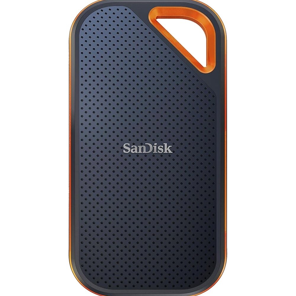 SanDisk Extreme PRO Portable SSD 2 TB USB-C USB 3.2 Gen 2x2 Black - SDSSDE81-2T00-G25