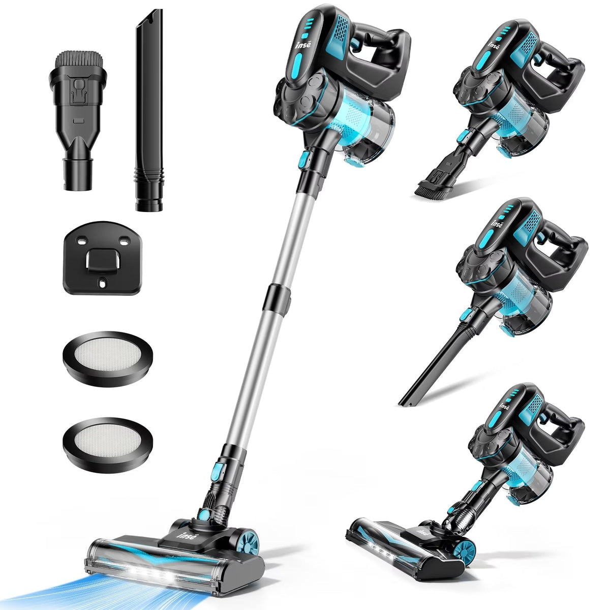 INSE 6-in-1 Cordless Stick Vacuum - V770