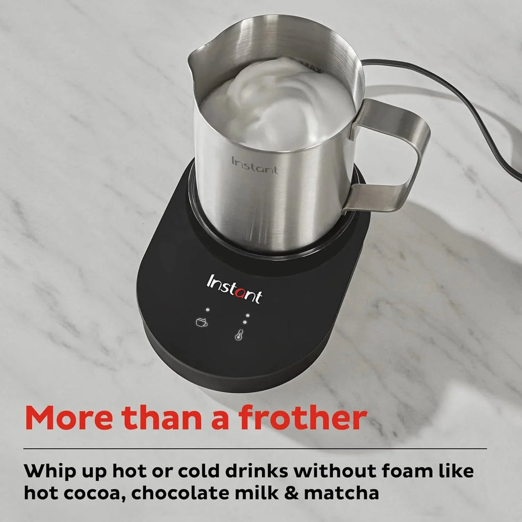 Instant Pot Instant Magic Froth 9-in-1 Electric Milk Steamer And Frother, 17oz Stainless Steel Pitcher