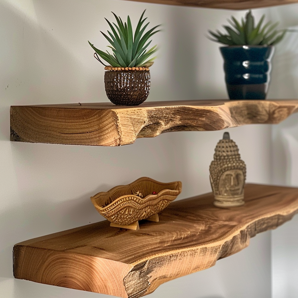 Corner Wall Shelf Long Floating Shelf