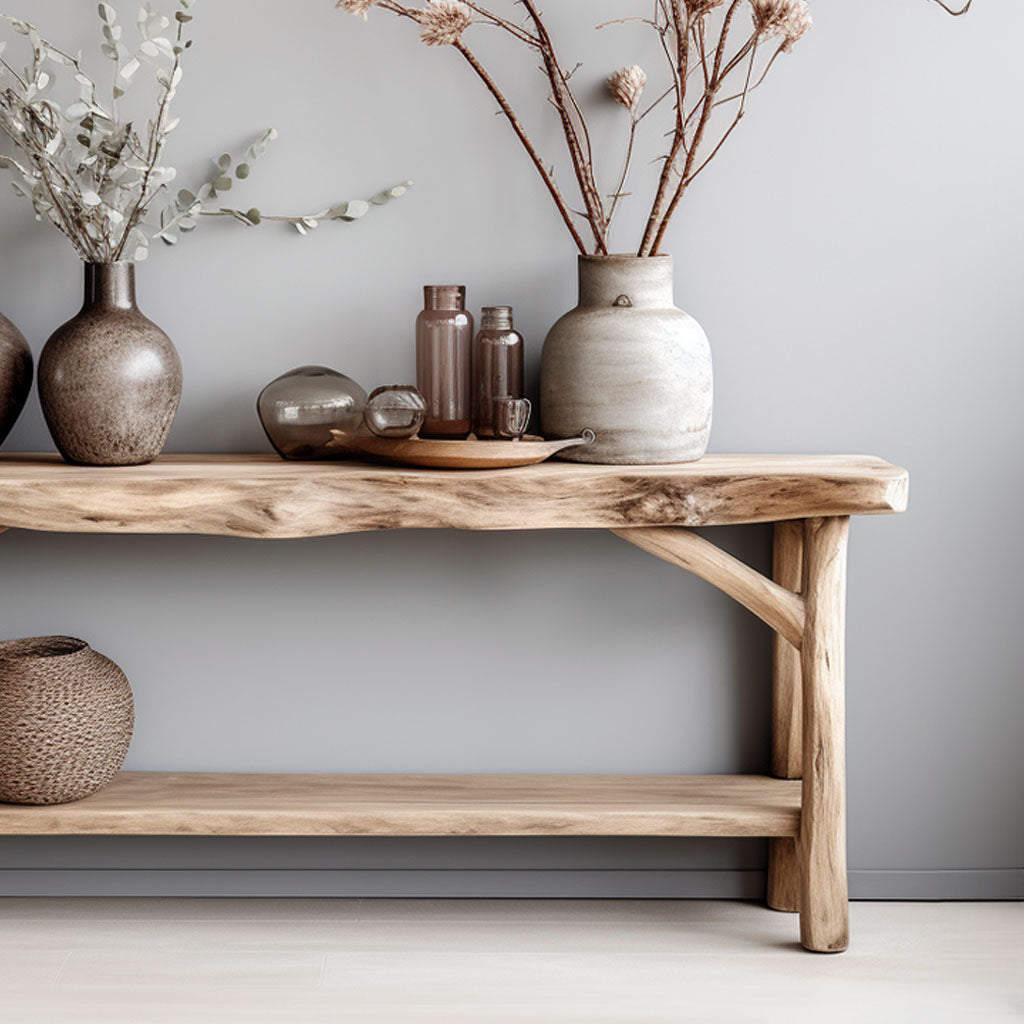 Custom Farmhouse Console Table For Rustic Home Decor