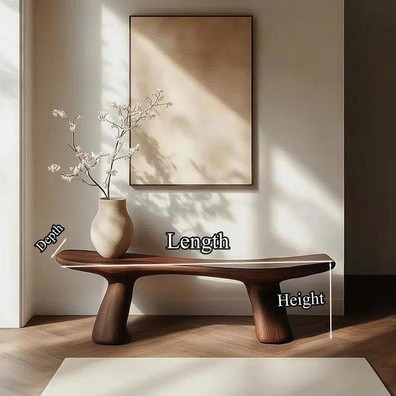 Custom Bench Solid Wood Home Decor Garden Decoration Personalized Gift - view 6