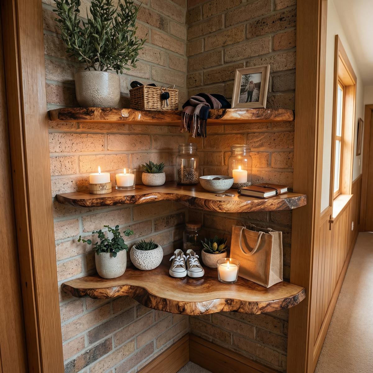 Custome Floating Shelf Corner Book - view 2