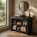 Custom Wood Vanity Bathroom - view 4