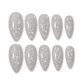 Holographic Sugar Glitter Press On Nails