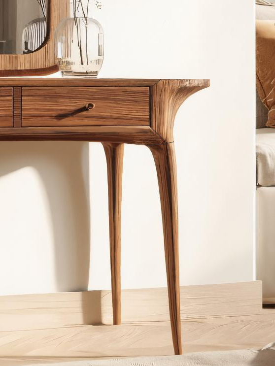 Elegant Handmade Vanity Table With Drawers For Bedroom - view 4