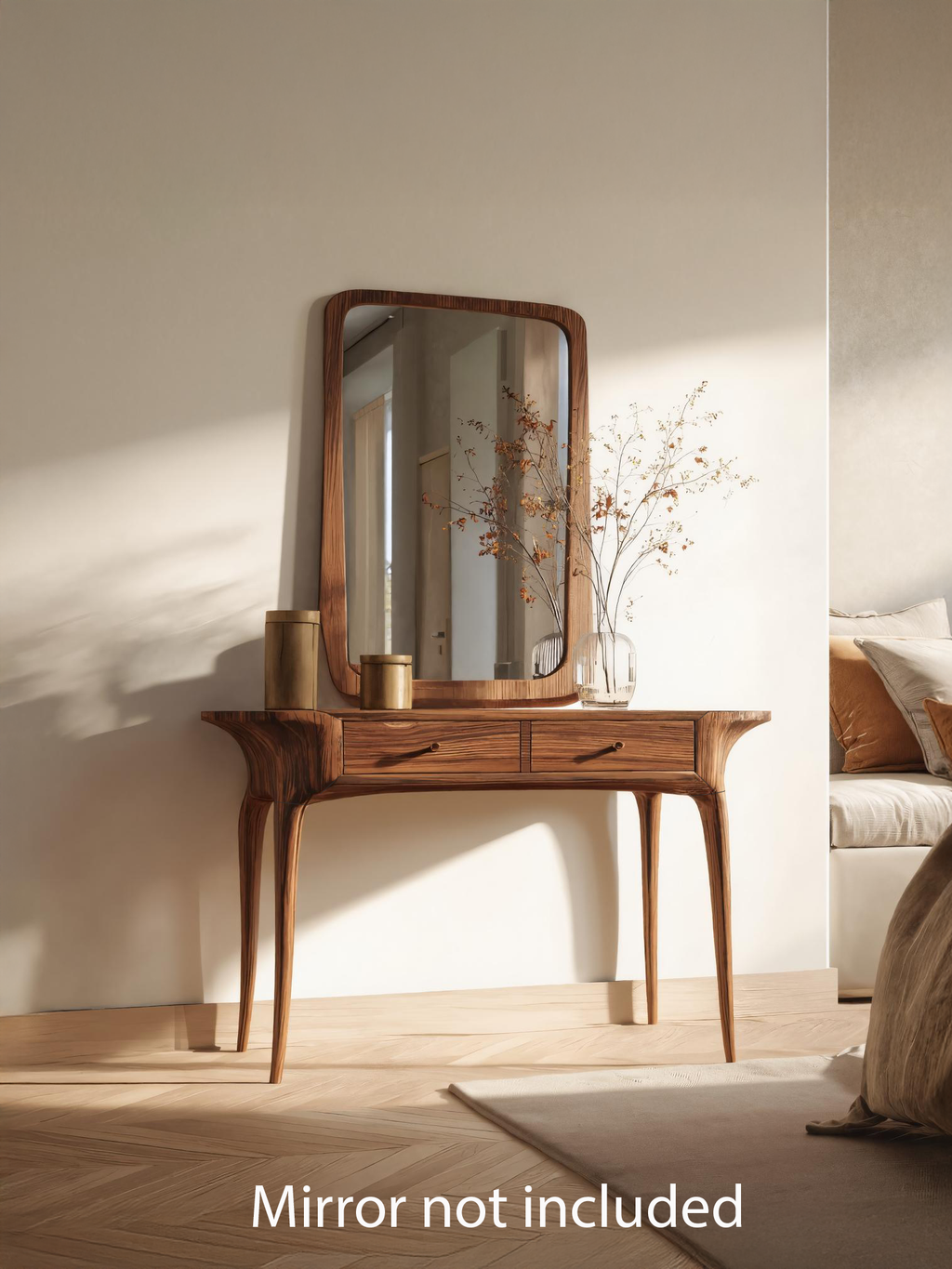 Elegant Handmade Vanity Table With Drawers For Bedroom - view 5