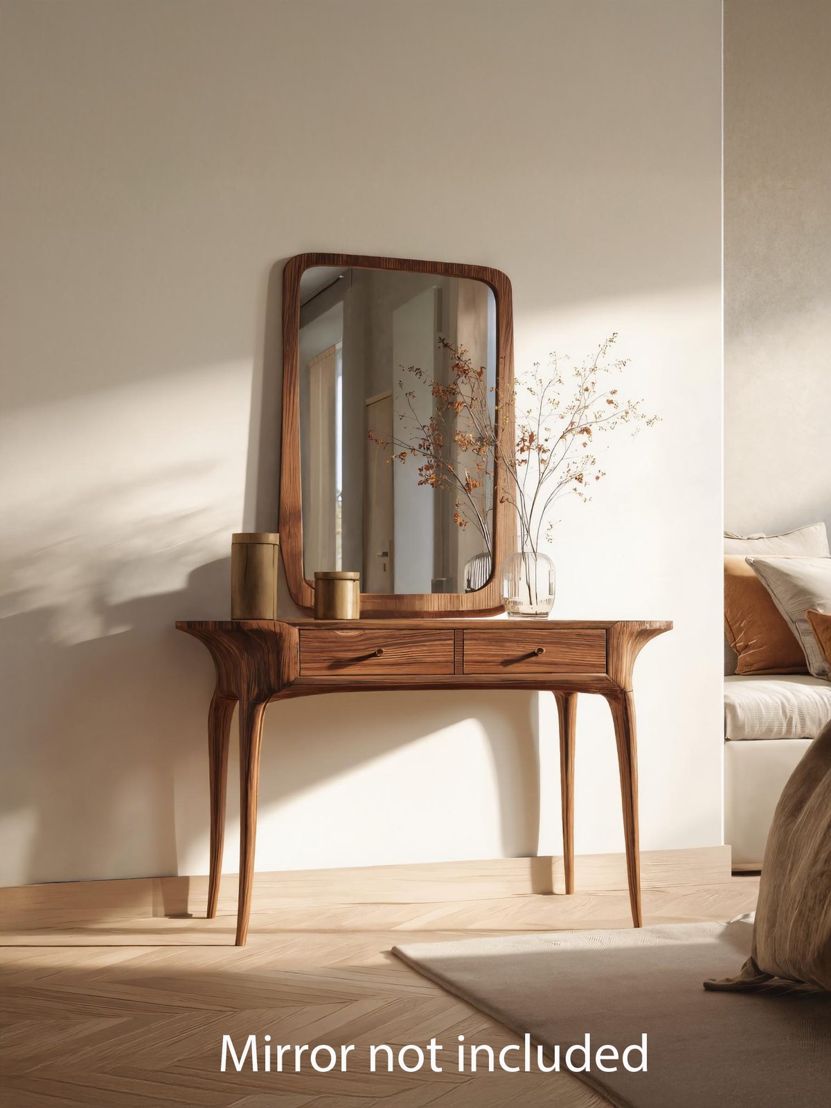 Elegant Handmade Vanity Table With Drawers For Bedroom - view 5