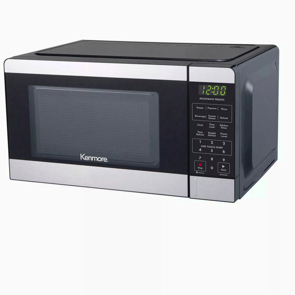 Kenmore Countertop Microwave Oven, 0.7 Cu Ft, 700W, Stainless Steel ...