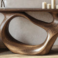 Console Table Handmade Natural Solid Wood Live Edge Table