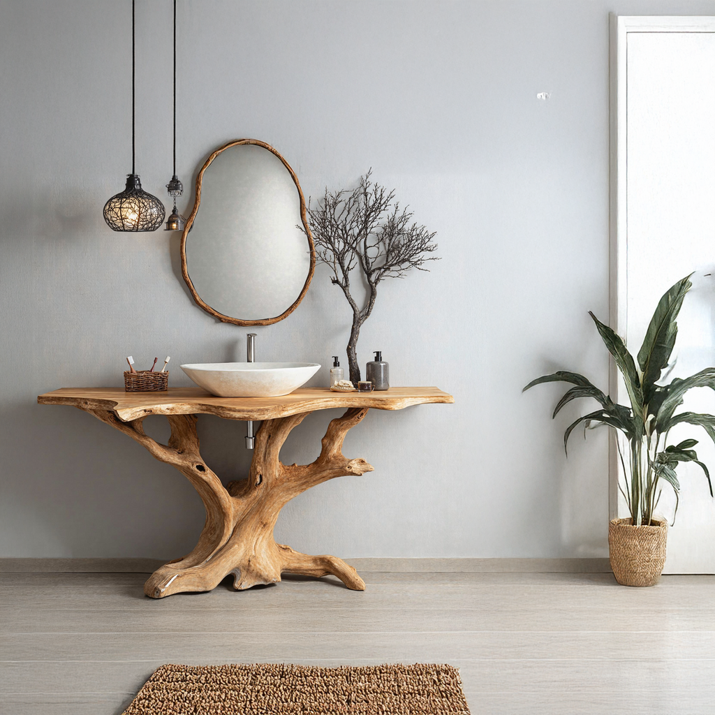 Custom Handcrafted Bathroom Vanity For Stylish Interiors - view 2