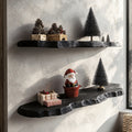 Black Floating Shelf Live Edge Xmas Floating Shelf Plans