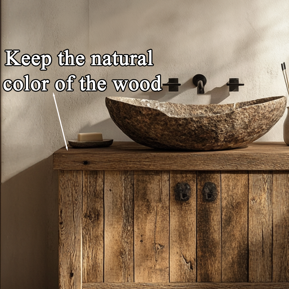 Bathroom Rustic Vanity Reclaimed Wood Home Decor Christmas Gift - view 5