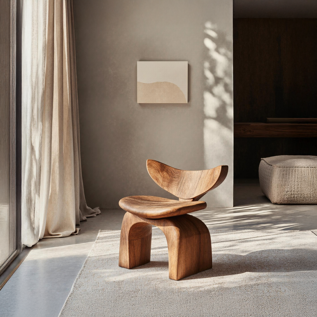 Farmhouse Accent Chair Entryway Design Feature