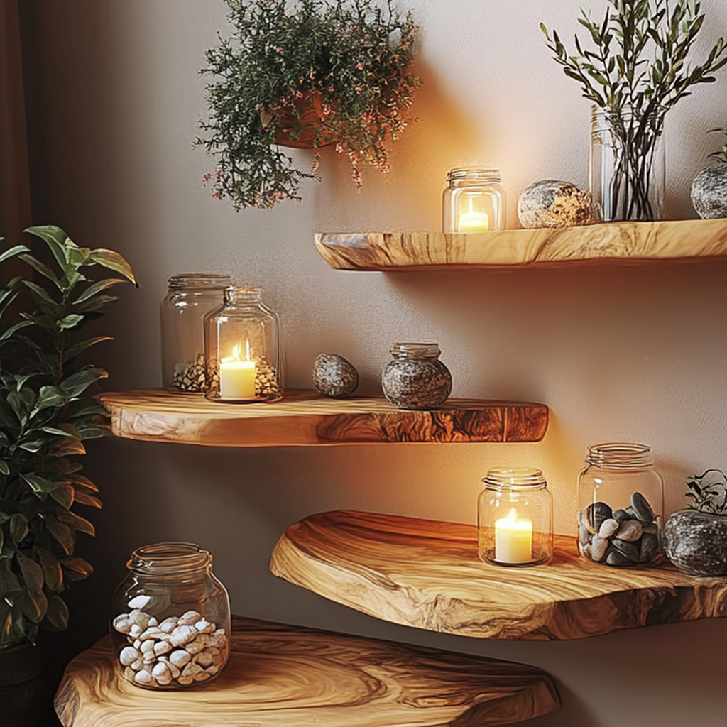 Classic Floating Shelves Living Room Decoration Gift Sets