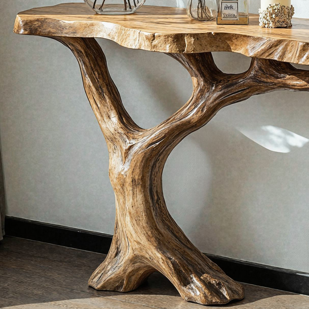 Farmhouse Console Table For Cozy Hallway Decor