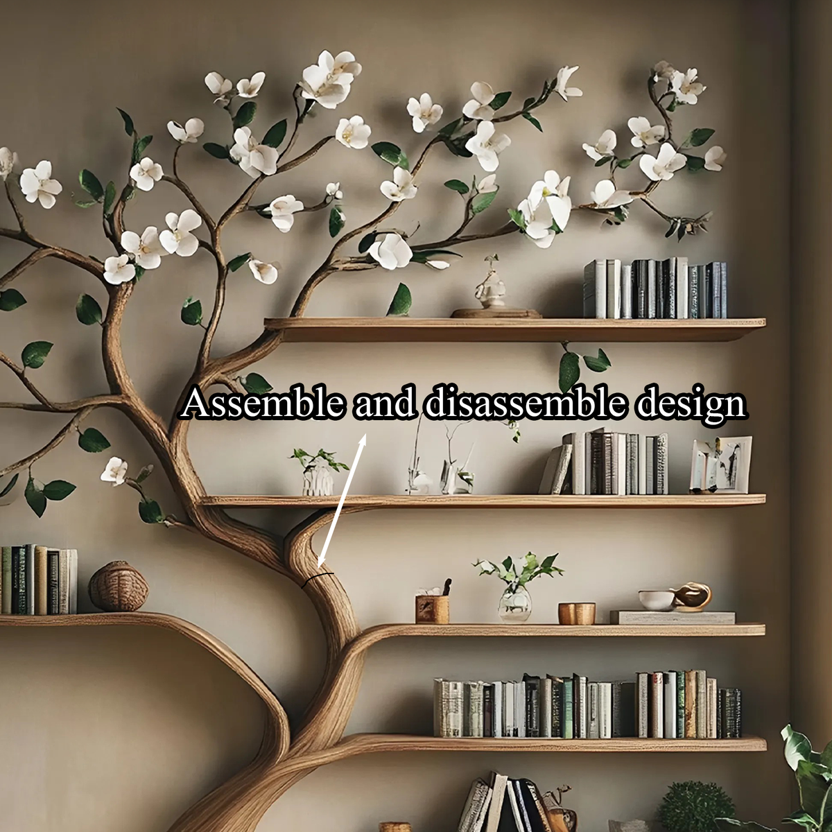 Bookcase Corner Shelf Shelves Gift Her - view 2