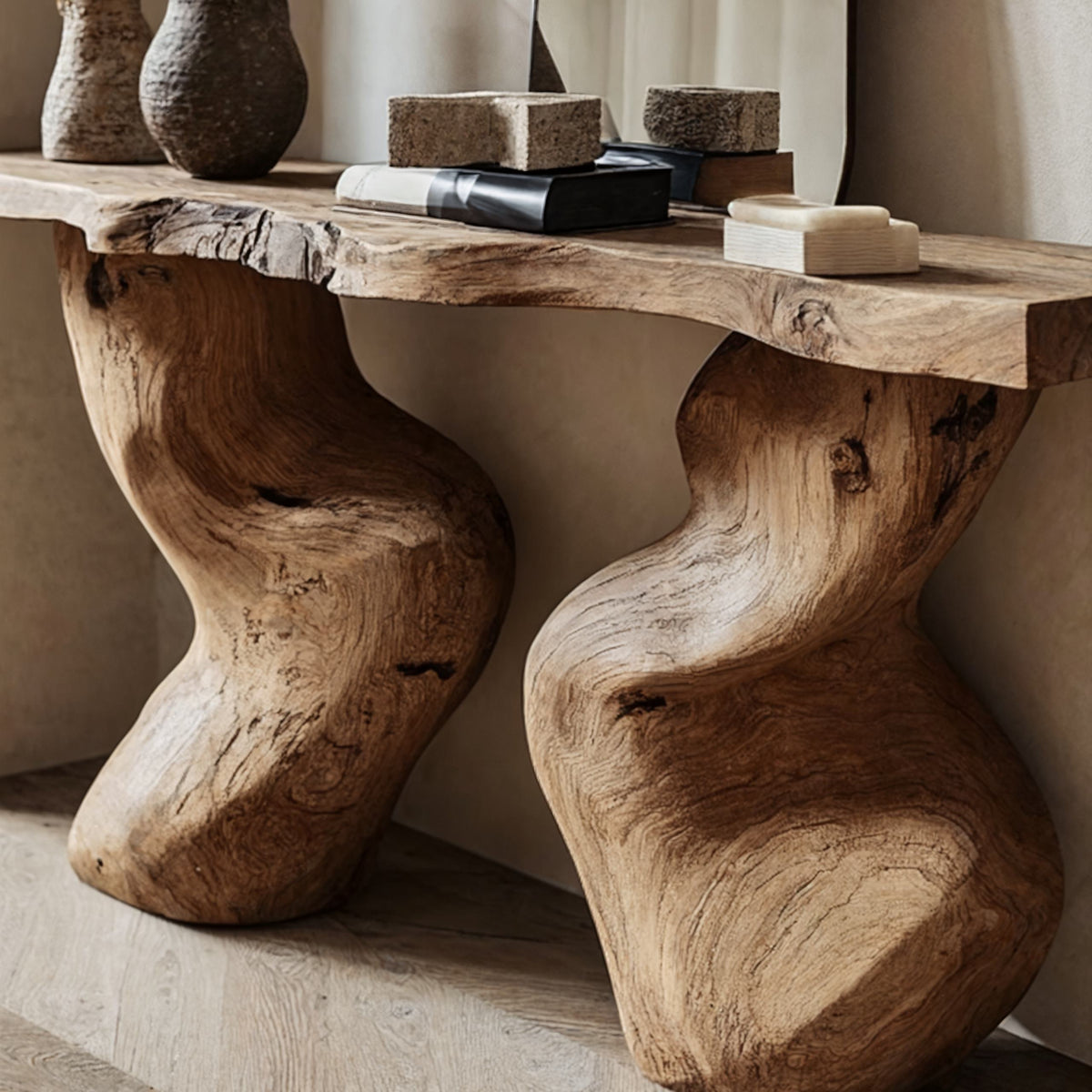 Entryway Table Solid Wood - view 2