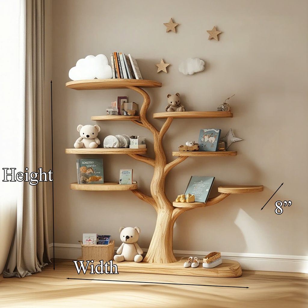 Baby Room Decoration Tree Shelf Handmade Bedroom Decoration Gift - view 4