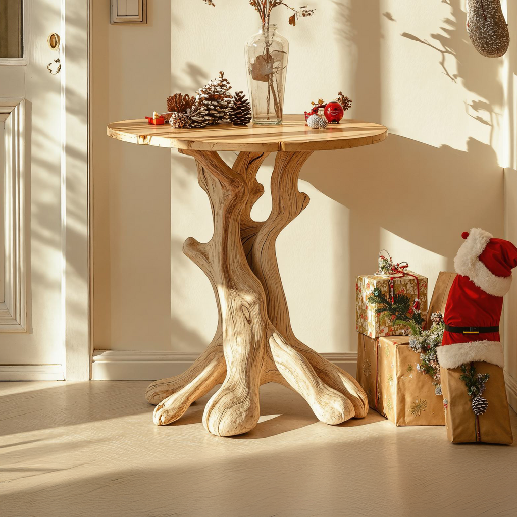 Farmhouse End Table Christmas End Table - view 3